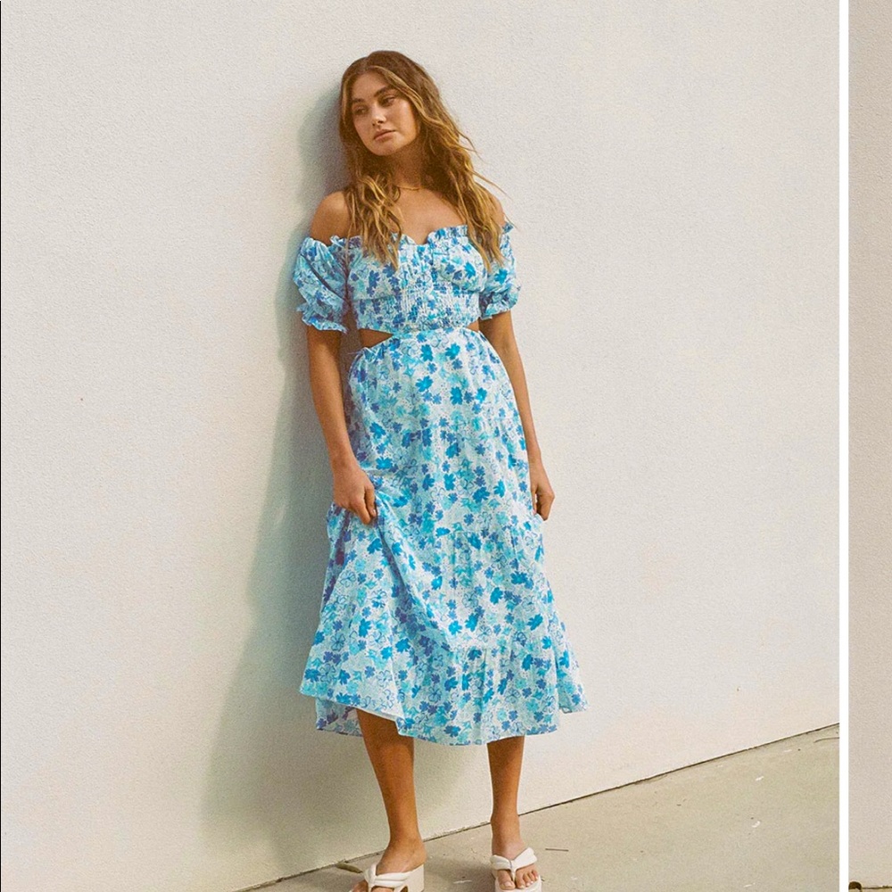 Sabo Skirt Zara Cut-Out Midi Dress